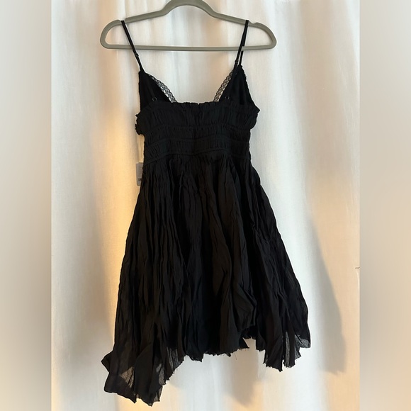 Free People Delia Slip Dress Black S - Picture 7 of 9